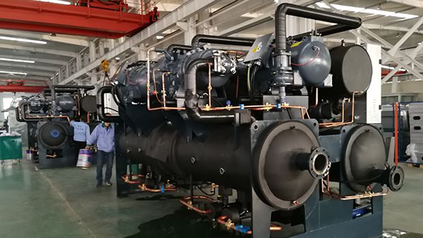 Water Cooled Screw Chiller Production Line